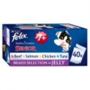 Felix As Good As It Looks Mixed Selection in Jelly Senior Cat Food