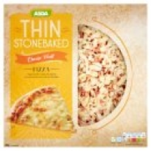 Asda Cheese Feast Thin Stonebaked 10 Inch Pizza