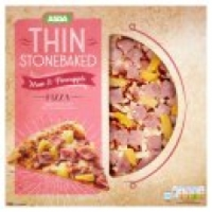 Asda Ham & Pineapple Thin Stonebaked 10 Inch Pizza