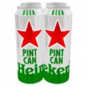 Heineken Premium Lager Beer Pint Cans
