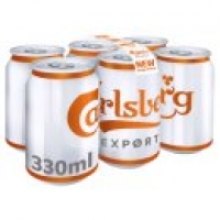 Asda Carlsberg Export Lager Beer Snap Pack