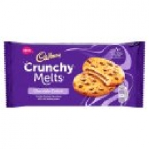 Asda Cadbury Crunchy Melts Chocolate Centre Chocolate Chip Cookies