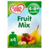 Asda Cow & Gate Fruit Mix Pouches 4m+