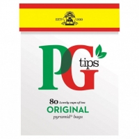 Poundstretcher  PG TIPS 80 TEA BAGS