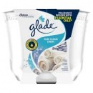 Glade Large Candle, Clean Linen