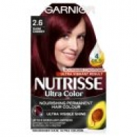 Asda Garnier Nutrisse 2.6 Dark Cherry Red Permanent Hair Dye