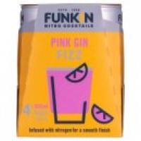 Asda Funkin Nitro Cocktails Pink Gin Fizz