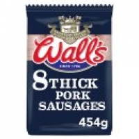Asda Walls 8 Thick Pork Sausages