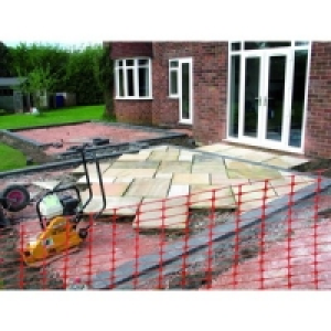 Wickes Multi-Purpose Safety Fence 1mx10m Orange