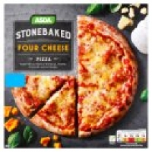 Asda Stonebaked Four Cheese Pizza