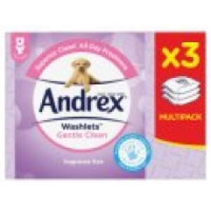 Andrex Washlets Gentle Clean Multi Pack Wipes