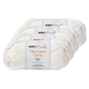 Aldi  Macramé Marble Yarn 4 Pack