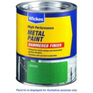 Wickes Metal Paint Hammered Green 750ml £15.99