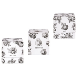 Aldi  Black & White 3 Boxed Candle Set