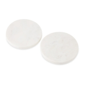 Aldi  Plain 2 Pack Marble Coasters