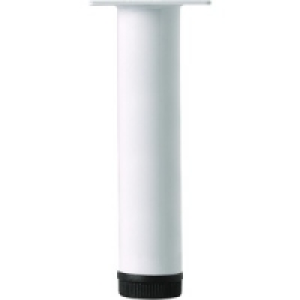 Round Furniture Leg White 32x200mm