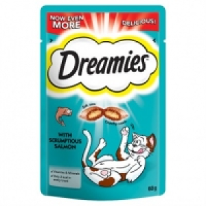 Poundland  Dreamies Salmon Treats 60g