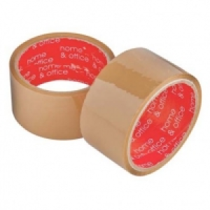 Poundland  Brown Parcel Tape 35m 2 Pack