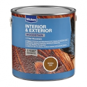 Wickes  Wickes Woodstain - Warm Oak 2.5L