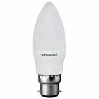 Wickes  Sylvania LED Non Dimmable Frosted Candle Bulb - 3W B22 250lm