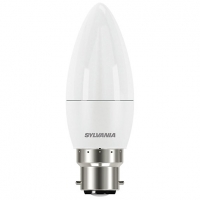 Wickes  Sylvania LED Dimmable Frosted Candle Light Bulb - 5.6W B22 4