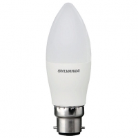 Wickes  Sylvania LED Non Dimmable Frosted Candle Light Bulb - 8W B22