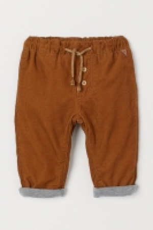  Fully lined corduroy trousers £4.00
