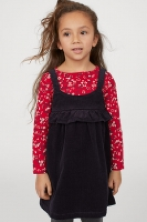 HM   Dungaree dress and top