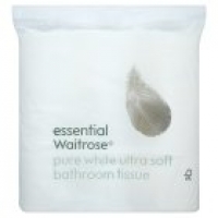 Waitrose  essential Waitrose White Ultra Soft Bathroom Tissue