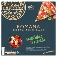 Ocado  PizzaExpress Romana Italian Vegetable & Ricotta 420g