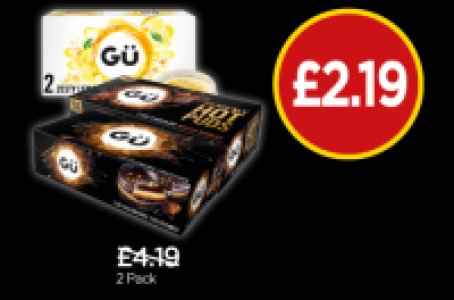 Budgens  Gu Guzillionaires, Lemon Cheesecake, Chocolate Melting Puddi