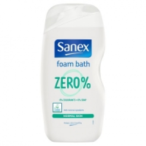 Tesco  Sanex Zero% Normal Skin Foam Bath 500Ml