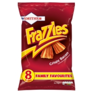 Iceland  Smiths Frazzles Crispy Bacon Snacks 8 x 18g