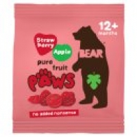 Asda Bear Pure Fruit Paws Strawberry & Apple