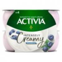 Asda Activia Intensely Creamy Blueberry Yogurts