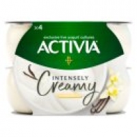 Asda Activia Intensely Creamy Vanilla Yogurts