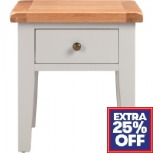 Chatsworth Grey Side Table with Drawer £71.99