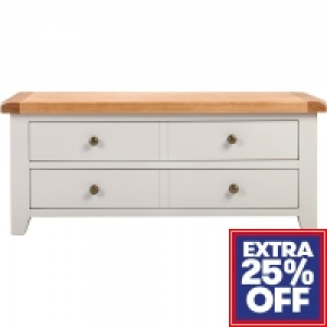 Chatsworth Grey Storage Coffee Table 4 Drawer £179.10