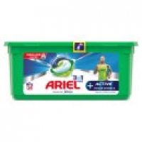 Asda Ariel 3in1 Pods Active Odour Defense Washing Liquid Capsules 24 Wa