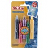 Asda Nuby 5 Bath Crayons 3 Years+