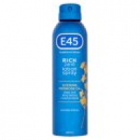 Asda E45 Rich 24 Hours Moisturising Lotion Spray