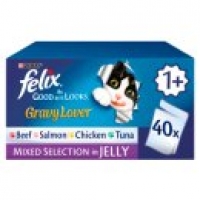 Asda Felix As Good As It Looks Mixed Selection in Gravy Adult Cat Food 