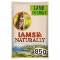 Asda Iams Naturally Complete New Zealand Lamb in Gravy Adult Cat Food 