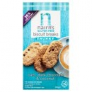 Asda Nairns Gluten Free Biscuit Breaks Chunky Oats, Dark Chocolate & Coc