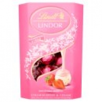 Asda Lindt Lindor Limited Edition Strawberries & Cream