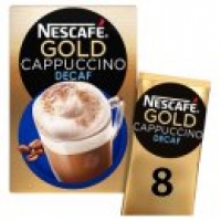 Asda Nescafe Gold Cappuccino Decaf Coffee Sachets