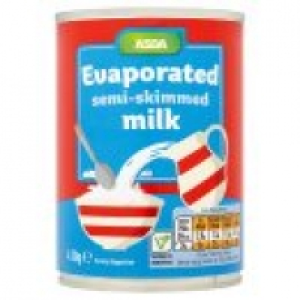 Asda Asda Evaporated Semi-Skimmed Milk