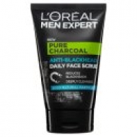 Asda Loreal Men Expert Pure Charcoal Anti-Blackhead Daily Face Scrub