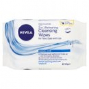 Asda Nivea Refreshing Cleansing Face Wipes 25 Wipes