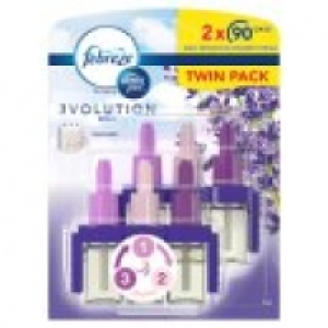 Asda Febreze with Ambi Pur 3Volution Plug-In Refills, Lavender - 2 Refill